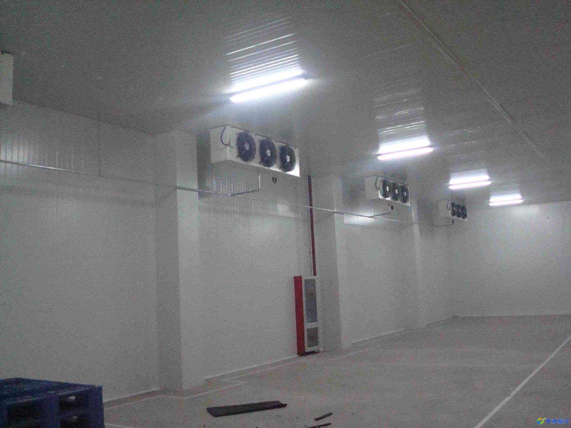 開冉制冷為客戶建設的500平醫(yī)藥冷庫案例內(nèi)景圖